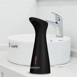 SDH157 Dozownik do mydła automatyczny 200ml czarny