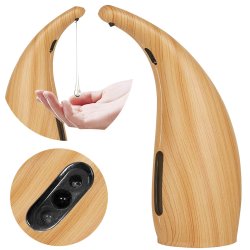 SDH152 Dozownik do mydła automatyczny 300ml drewno