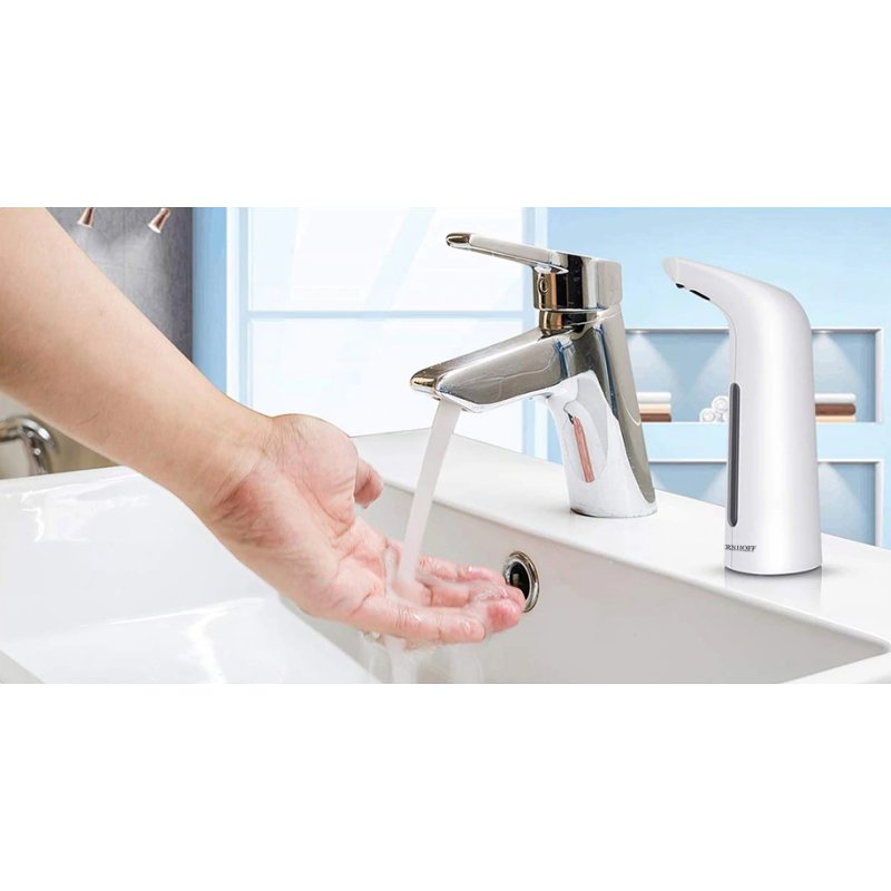 SDH154 Dozownik do mydła automatyczny 400ml biały