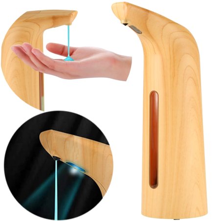 SDH155 Dozownik do mydła automatyczny 400ml drewno