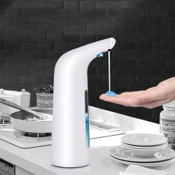 SDH155 Dozownik do mydła automatyczny 400ml drewno