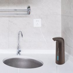 SDH155 Dozownik do mydła automatyczny 400ml drewno