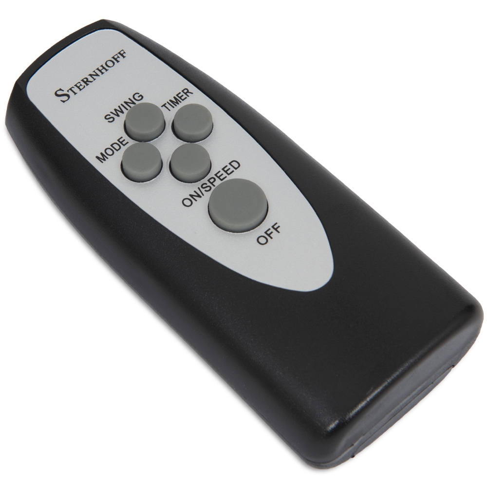 Wentylator z oscylacją 70W Czarny + Pilot