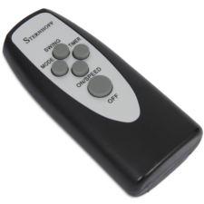 Wentylator z oscylacją 70W Czarny + Pilot