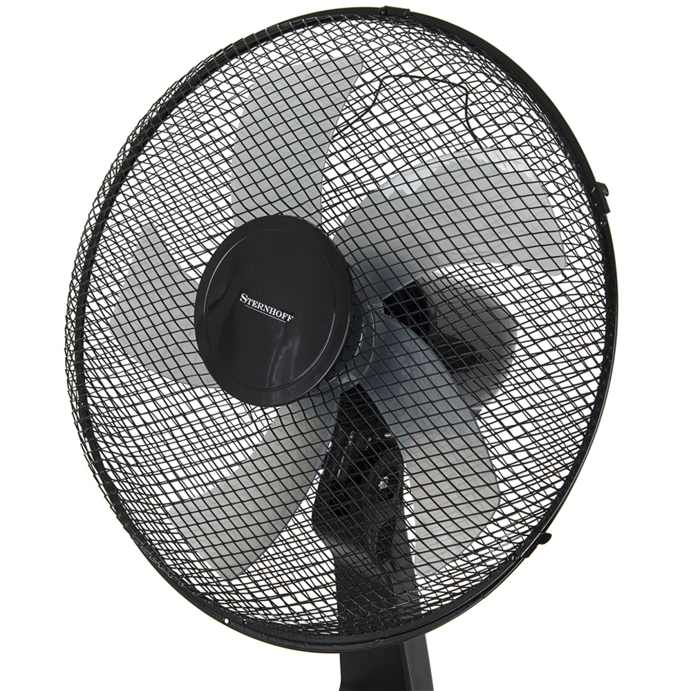 Wentylator z oscylacją 70W Czarny + Pilot