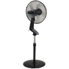 Wentylator z oscylacją 70W Czarny + Pilot