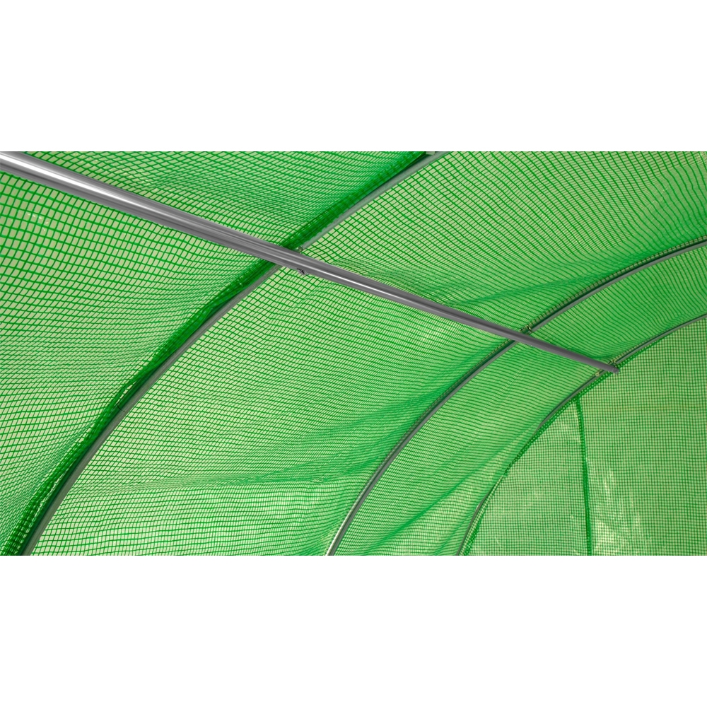 Tunel foliowy ogrodowy szklarnia z metalowym stelażem Zielony 2x2x2m