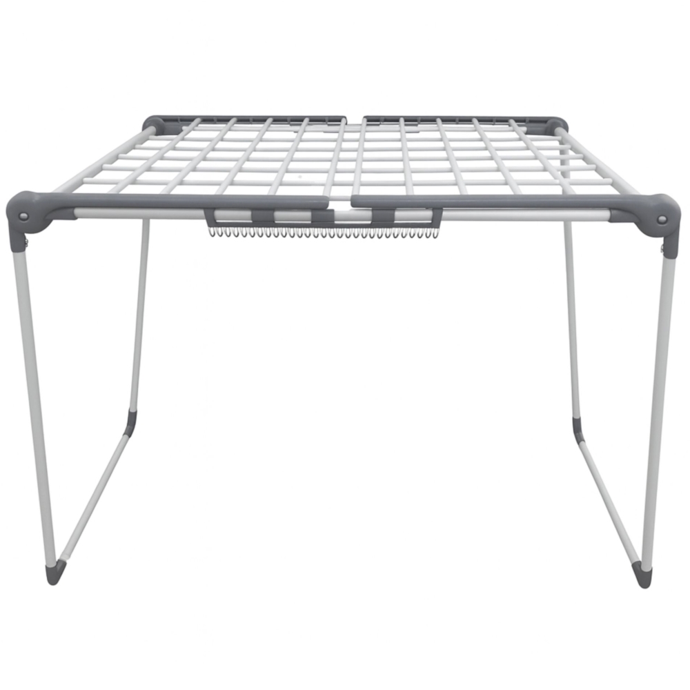 Suszarka na pranie składana + Zawieszki do skarpet Szara