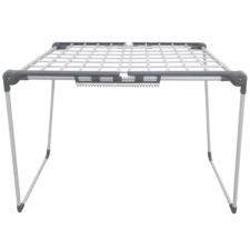 Suszarka na pranie składana + Zawieszki do skarpet Szara