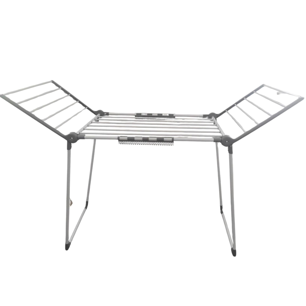 Suszarka na pranie składana + Zawieszki do skarpet Szara