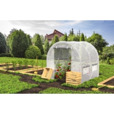 Tunel foliowy ogrodowy szklarnia z metalowym stelażem Biały 2x2x2m