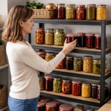 Regał magazynowy metalowy ocynkowany i malowany 5 półek Czarny 150x75x30cm