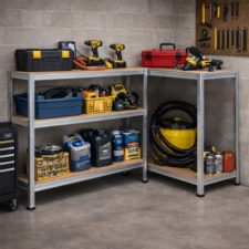 Regał magazynowy metalowy ocynkowany 5 półek 180x90x40cm