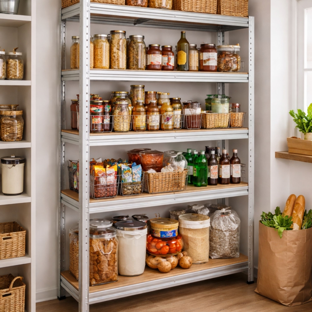 Regał magazynowy metalowy ocynkowany 5 półek 180x90x40cm