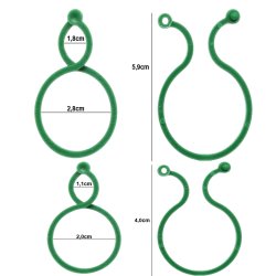Uchwyty do mocowania roślin 40 sztuk