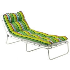 Leżak leżanka ogrodowa składana + Poduszka