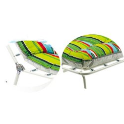 Leżak leżanka ogrodowa z poduszką