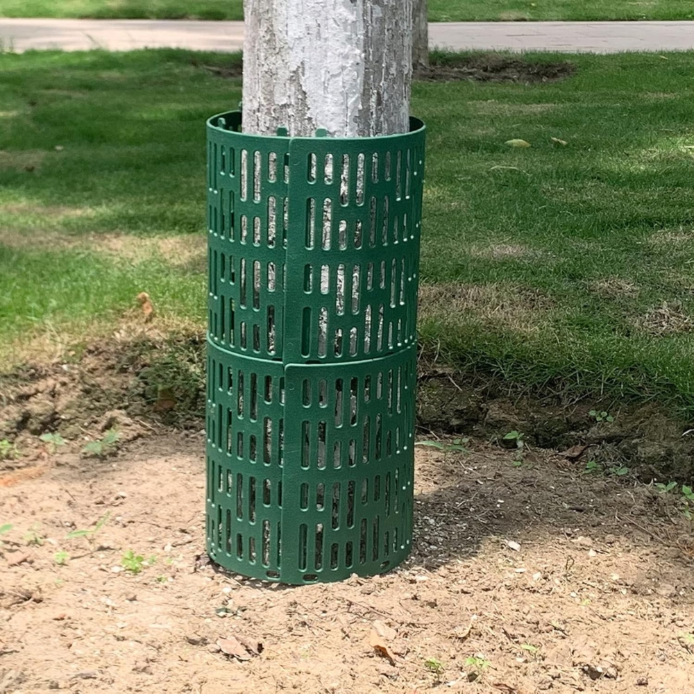 Osłona na pieńki drzew i innych roślin Zielona 6 sztuk