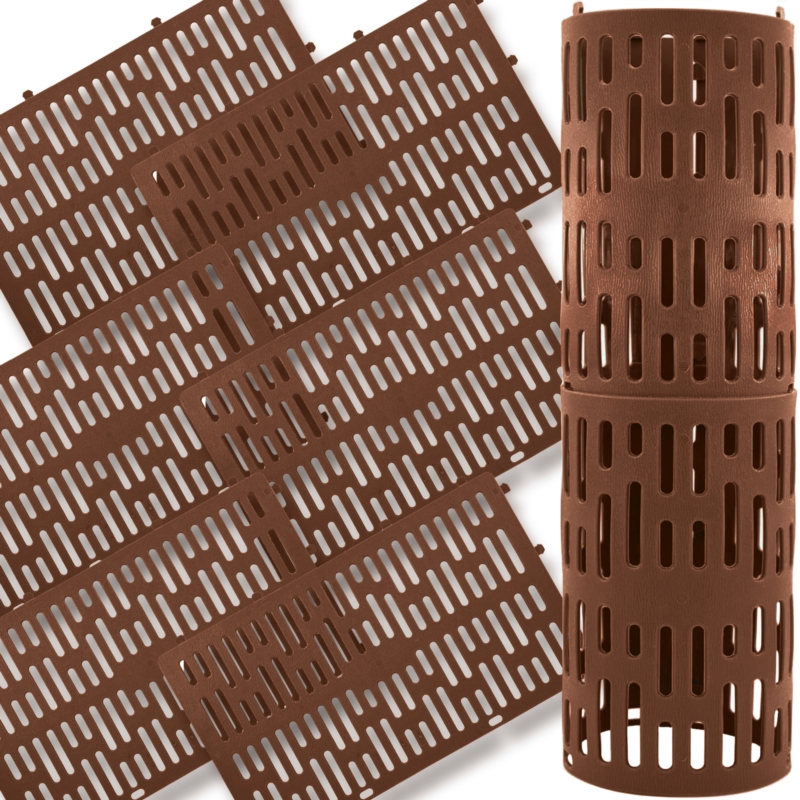 Osłona na pieńki drzew i innych roślin Brązowa 6 sztuk