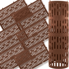 Osłona na pieńki drzew i innych roślin Brązowa 6 sztuk