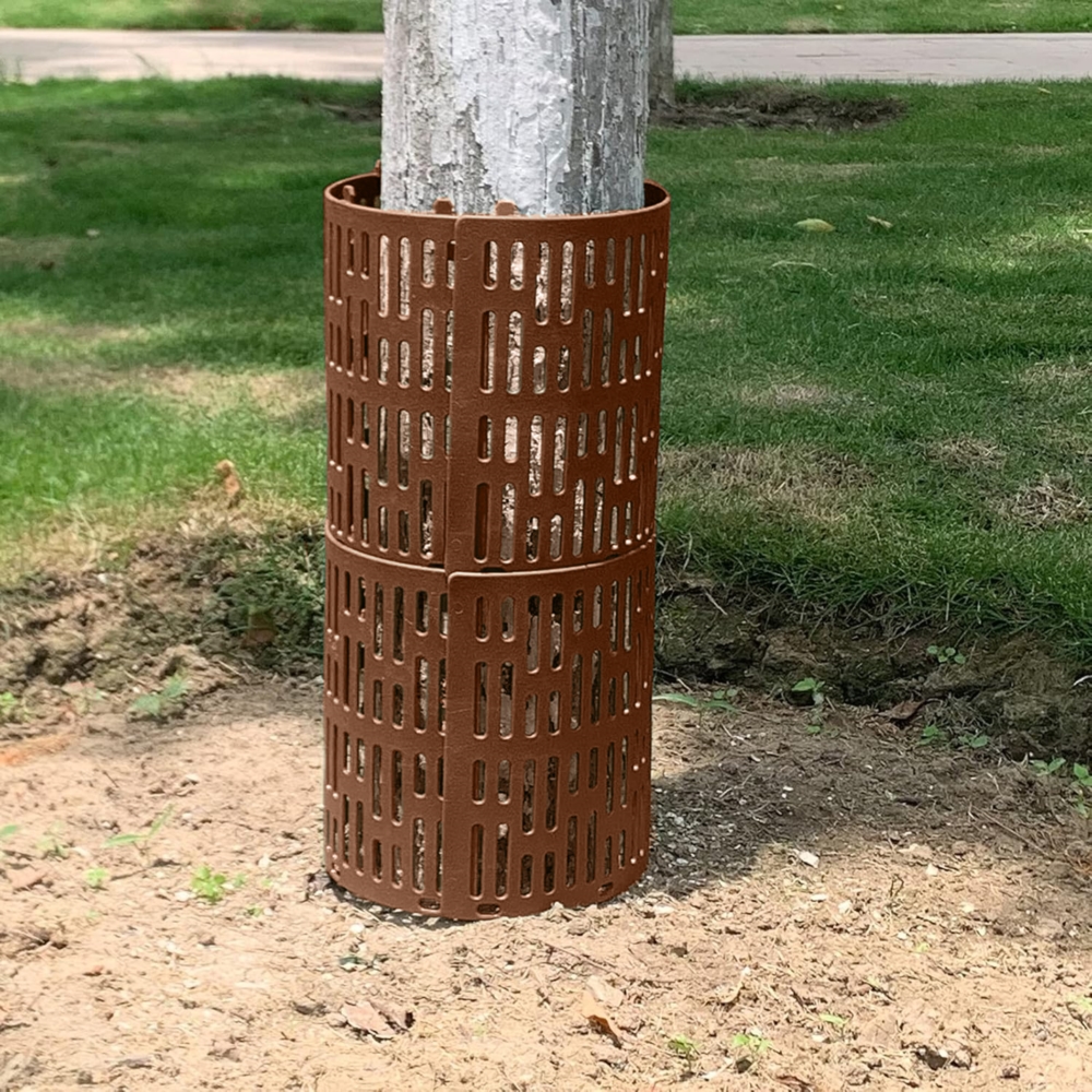 Osłona na pieńki drzew i innych roślin Brązowa 6 sztuk