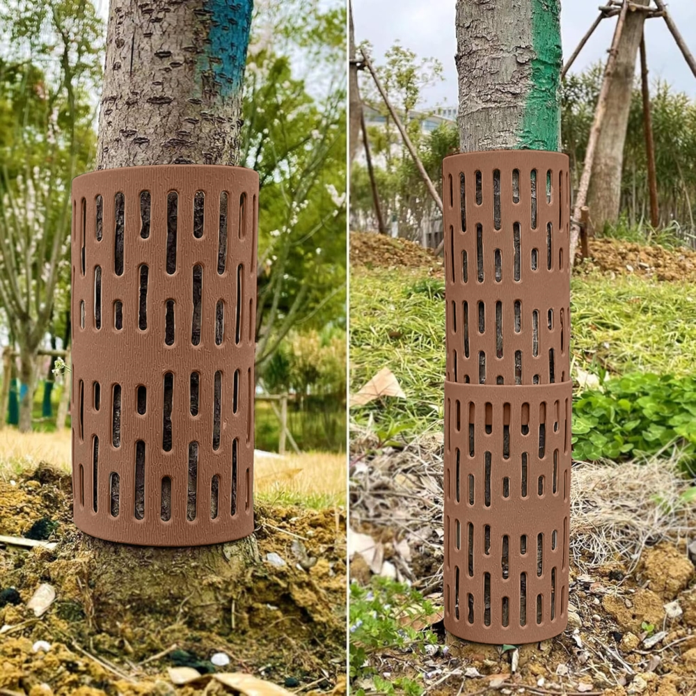 Osłona na pieńki drzew i innych roślin Brązowa 6 sztuk