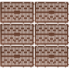 Osłona na pieńki drzew i innych roślin Brązowa 6 sztuk