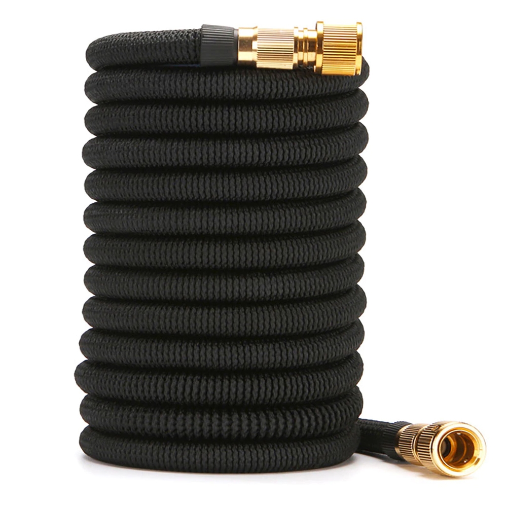 Wąż ogrodowy rozciągliwy 1/2" 7,5m + Złączki mosiężne + Pistolet zraszacz + Uchwyt i worek do przechowywania