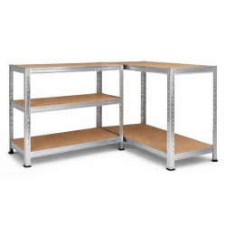 Regał magazynowy metalowy ocynkowany 5 półek 180x90x40cm