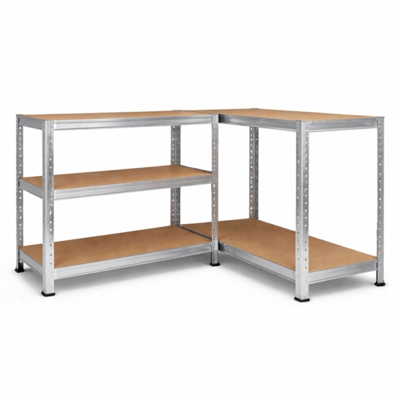 Regał magazynowy metalowy ocynkowany 5 półek 150x75x30cm