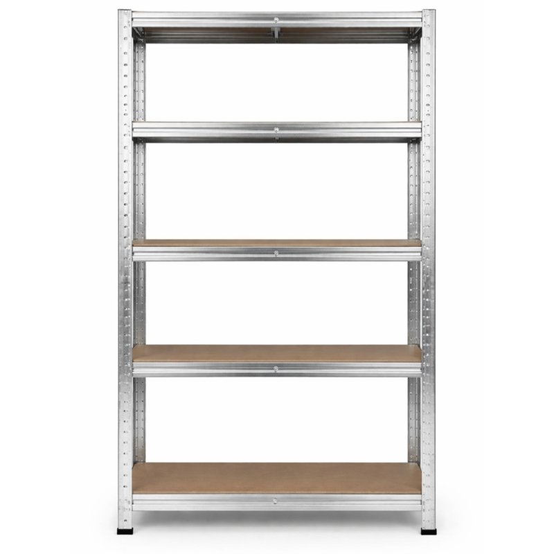Regał magazynowy metalowy ocynkowany 5 półek 150x75x30cm