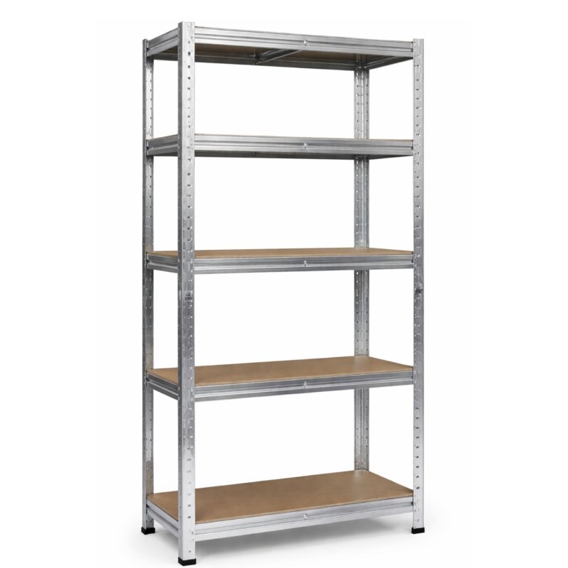 Regał magazynowy metalowy ocynkowany 5 półek 150x75x30cm