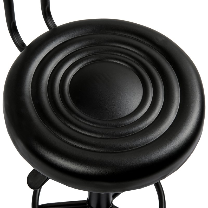 Fotel kosmetyczny fryzjerski obrotowy z oparciem