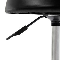 Fotel kosmetyczny fryzjerski obrotowy bez oparcia