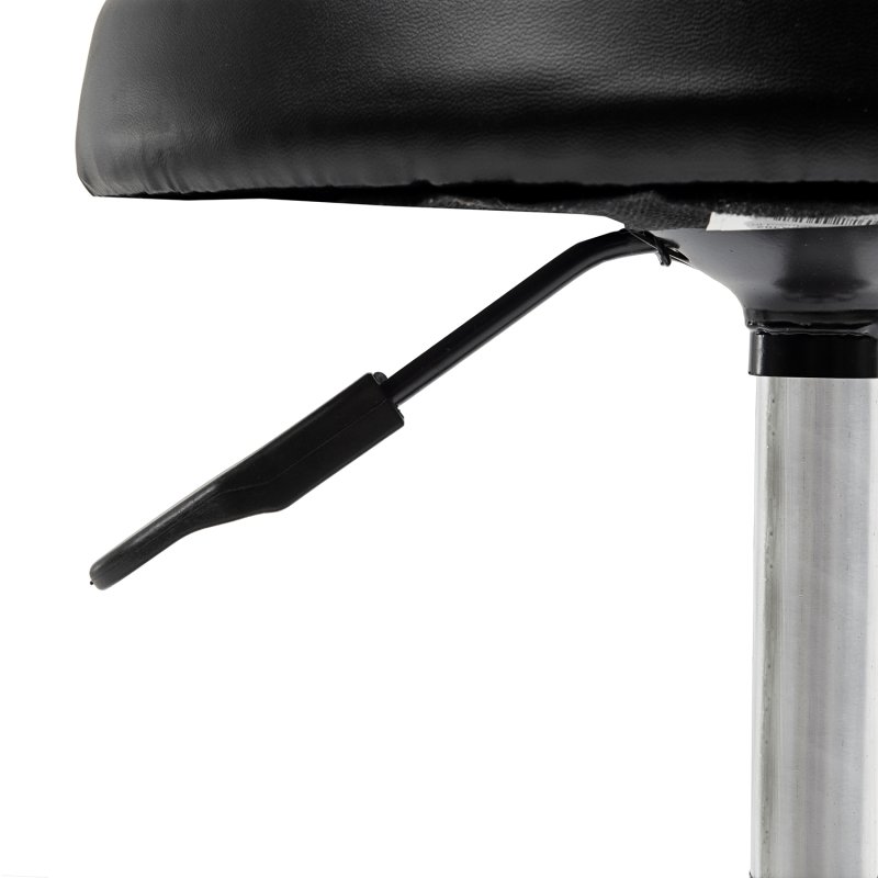 Fotel kosmetyczny fryzjerski obrotowy bez oparcia