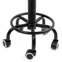 Fotel kosmetyczny fryzjerski obrotowy bez oparcia