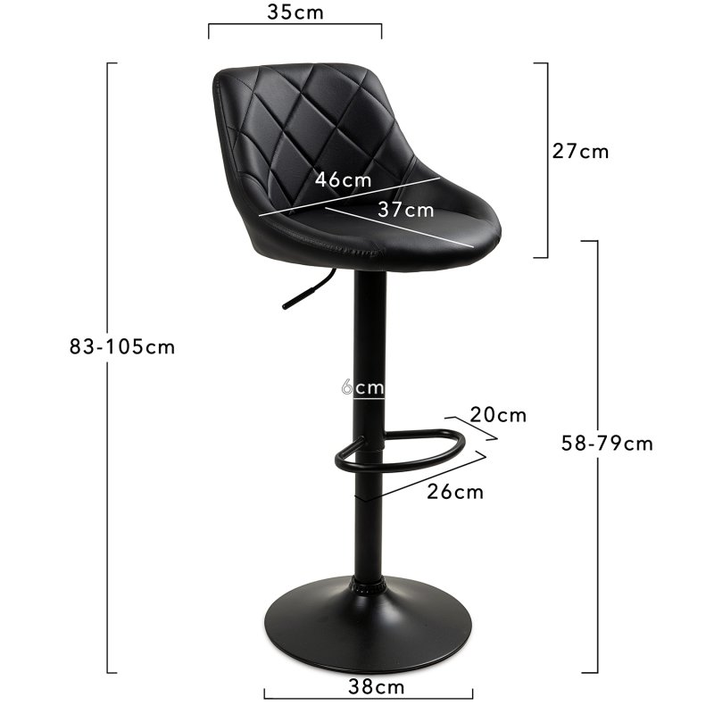 Hoker barowy kuchenny krzesło regulowana wysokość