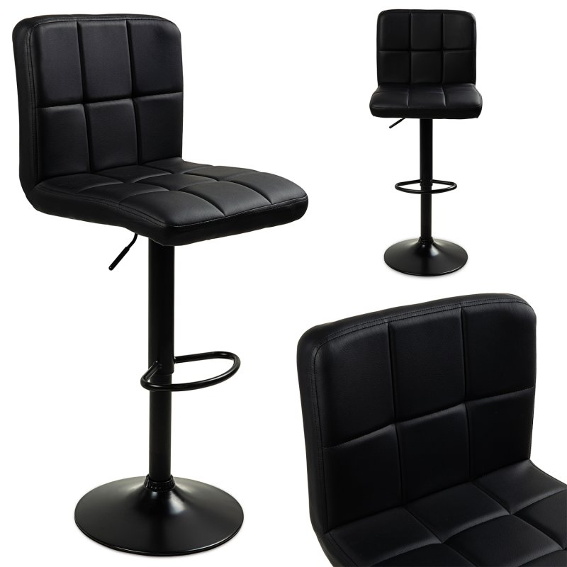 Hoker barowy kuchenny skóra regulowana wysokość