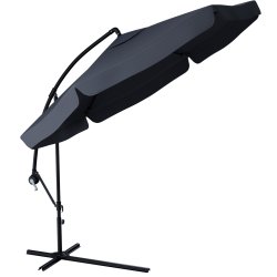 SDH080 Parasol na wysięgniku + Pokrowiec Grafit