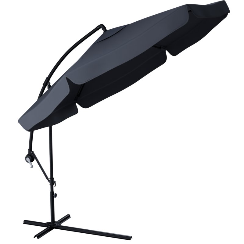 SDH080 Parasol na wysięgniku + Pokrowiec Grafit