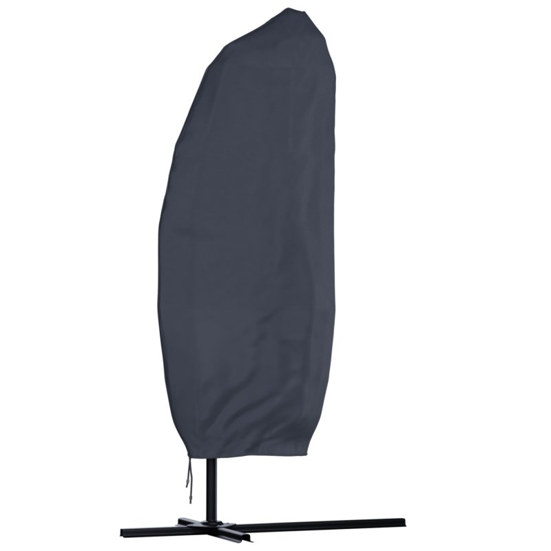 SDH080 Parasol na wysięgniku + Pokrowiec Grafit