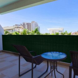 Siatka cieniująca na płot 1,5x50m C. Zielony