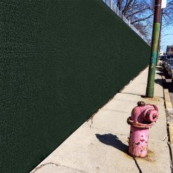 Siatka cieniująca na płot 1,5x50m C. Zielony