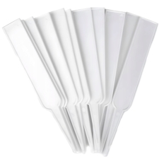 Wbijane etykiety do roślin wąskie Białe 50 sztuk