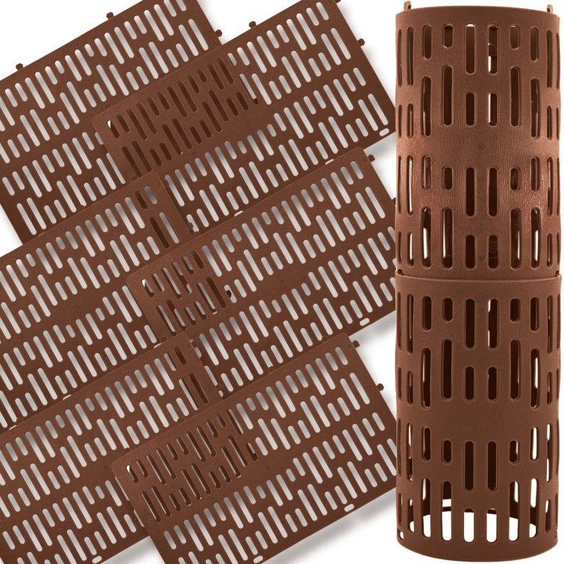 Osłona na pieńki drzew i innych roślin Brązowa 6 sztuk