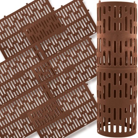 Osłona na pieńki drzew i innych roślin Brązowa 6 sztuk