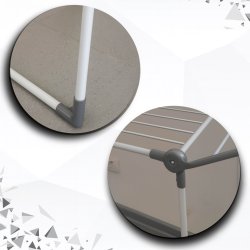 Suszarka na pranie wolnostojąca składana Szara