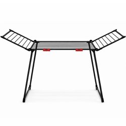 Suszarka na pranie składana + Zawieszki do skarpet Czarna