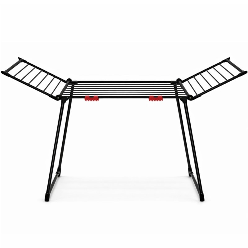 Suszarka na pranie składana + Zawieszki do skarpet Czarna