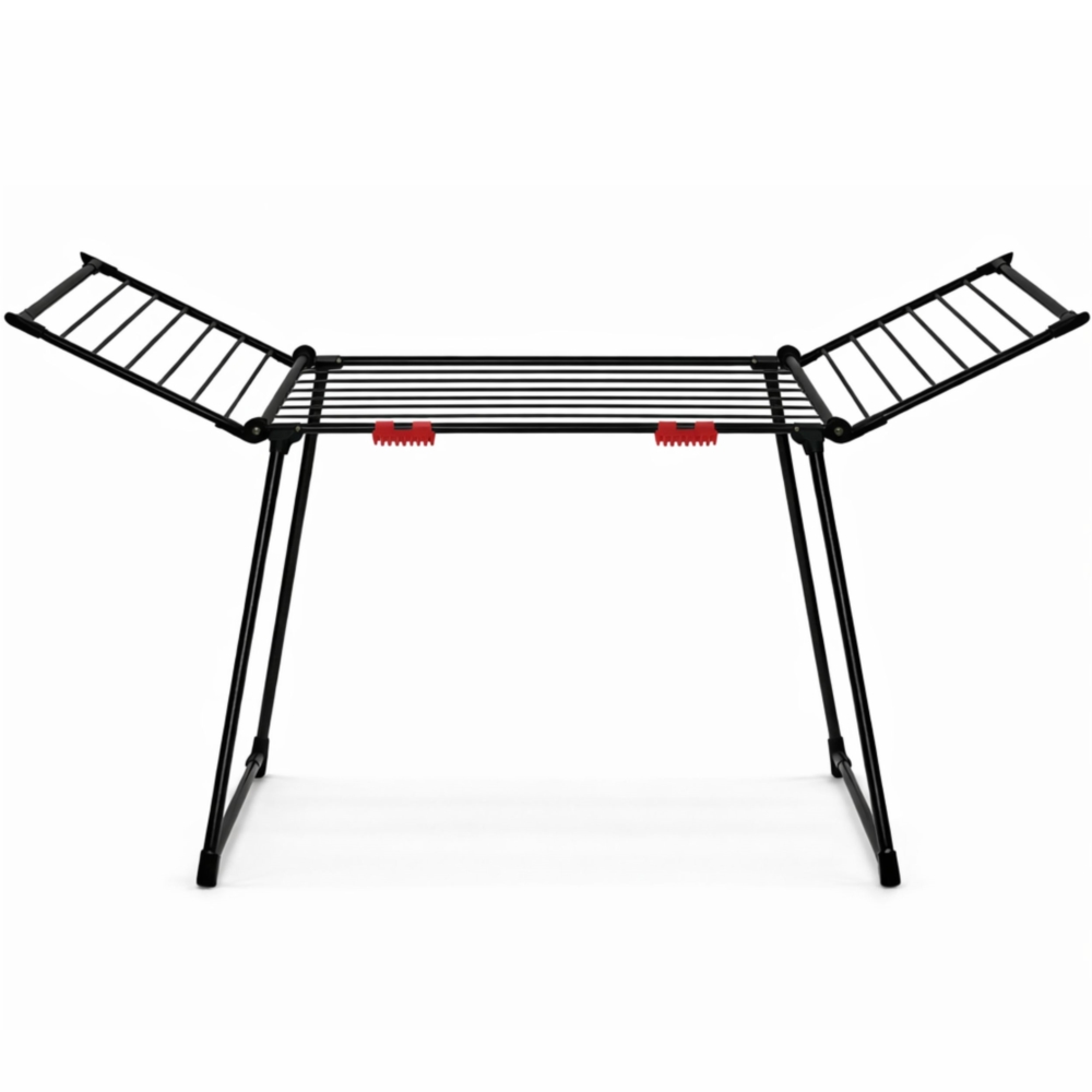 Suszarka na pranie składana + Zawieszki do skarpet Czarna